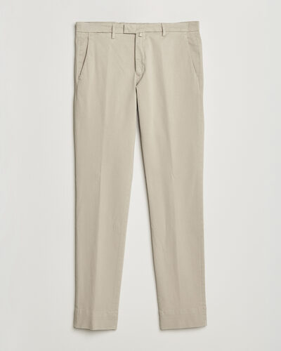 Briglia 1949 Slim Fit Cotton Stretch Trousers Beige