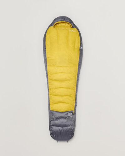 Rab Neutrino -12C Sleeping Bag Regular Graphene/Dark Pollen