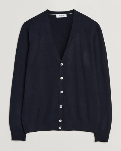 Gran Sasso Wool/Cashmere Cardigan Navy