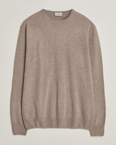 Morgano Wool/Cashmere Crewneck Walnut