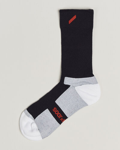 SOAR Running Crew Race Socks Navy/White