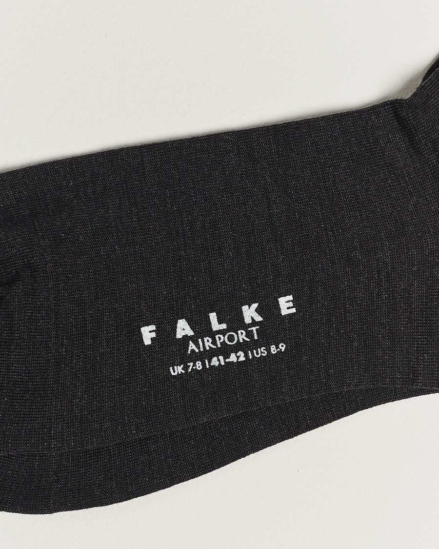 Homme | Sous-Vêtements Et Chaussettes | Falke | Airport Socks Anthracite Melange
