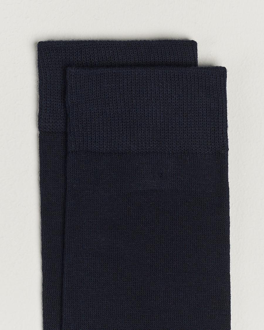 Homme | Chaussettes Quotidiennes |  | Solid Care of Carl Sock Navy 40-44