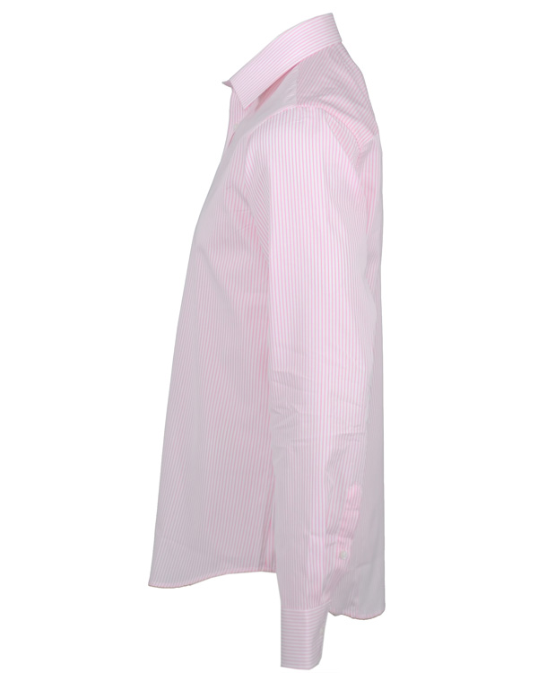 Homme | Chemises | Oscar of Sweden | Slim Fit Skjorta Randig Rosa