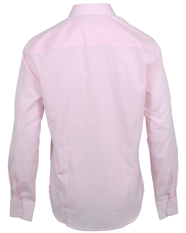 Homme | Chemises | Oscar of Sweden | Slim Fit Skjorta Randig Rosa