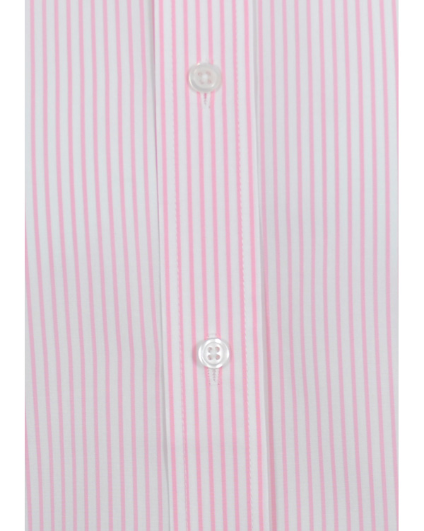 Homme | Chemises | Oscar of Sweden | Slim Fit Skjorta Randig Rosa