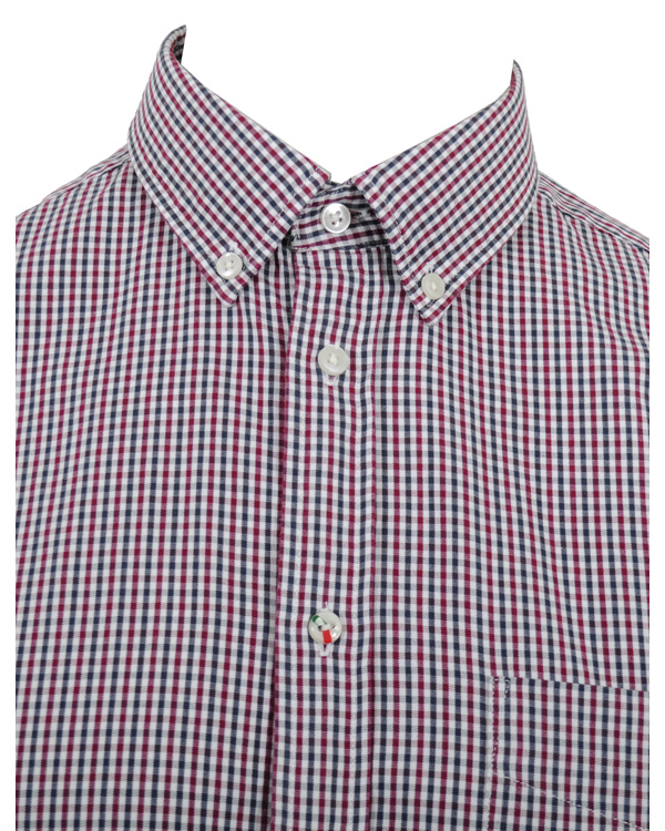 Homme | Chemises | Boomerang | Kjell Gingham Oxford Shirt Beetroot
