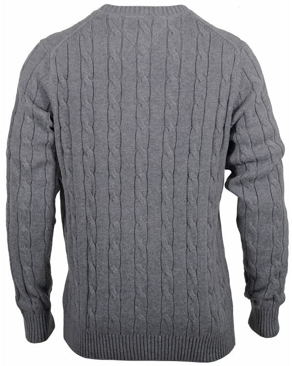 Homme | Pulls Et Tricots | Tommy Hilfiger | Classic Cable C-Nk Cf Silver Fog