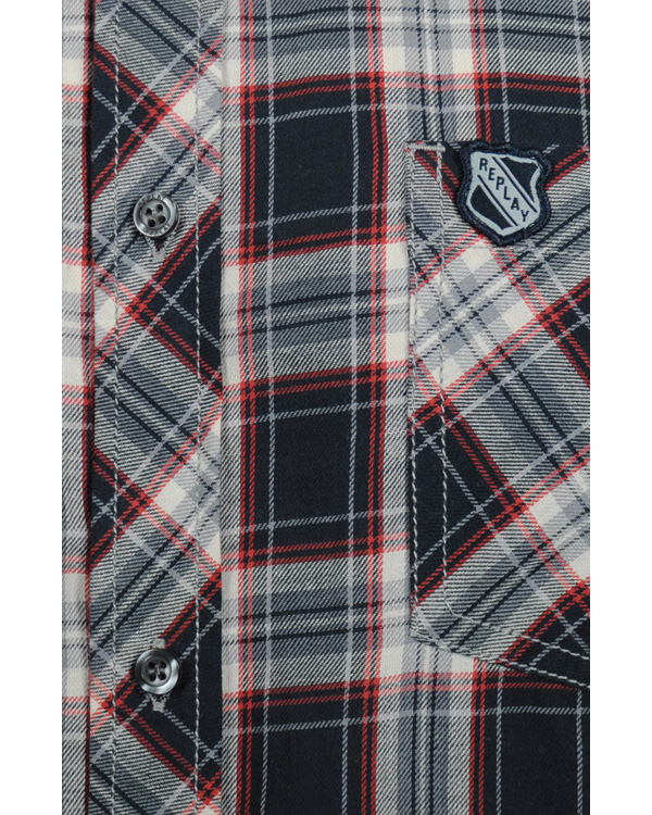 Homme | Chemises | Replay | M4742 Shirt Blue Red