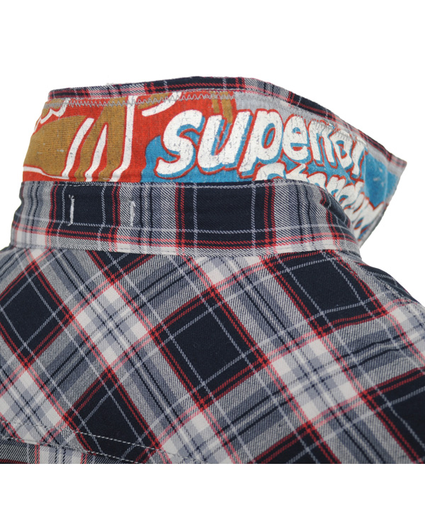 Homme | Chemises | Replay | M4742 Shirt Blue Red