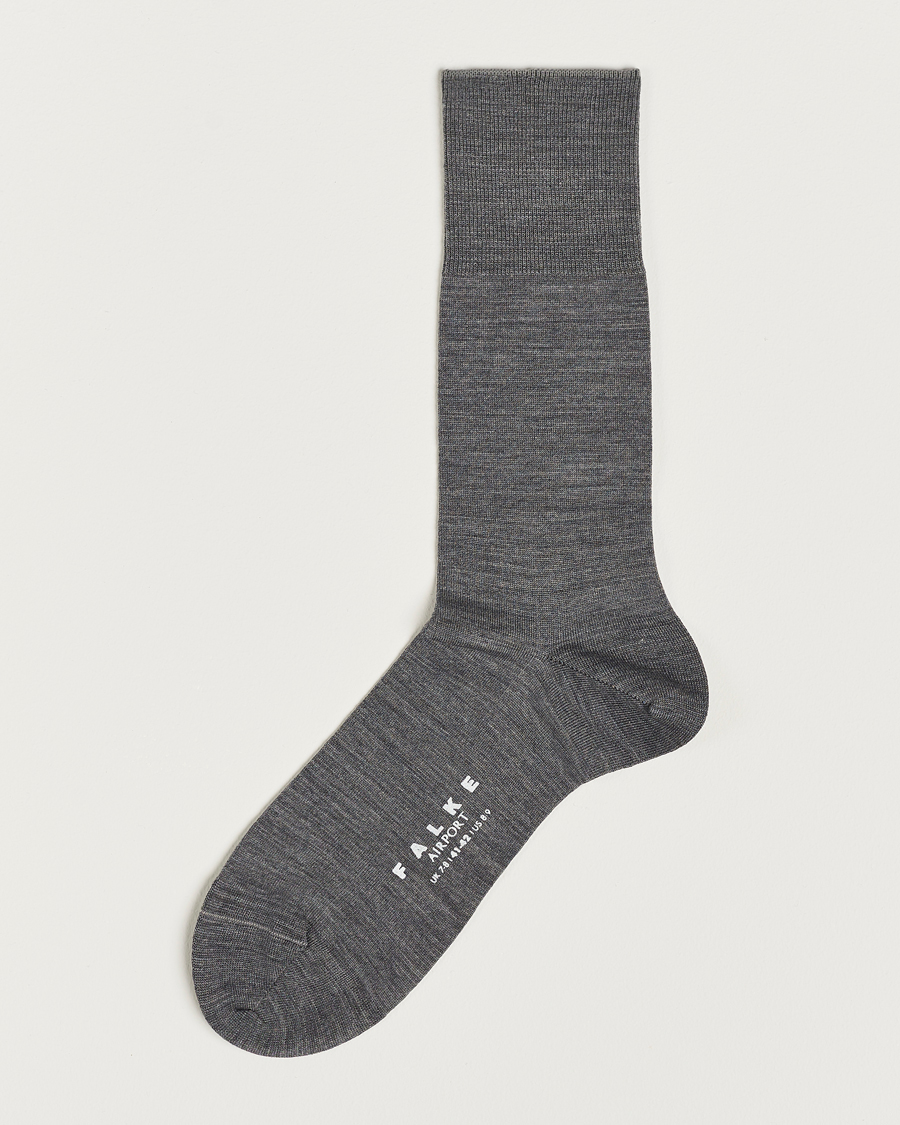 Homme | Sous-Vêtements Et Chaussettes | Falke | Airport Socks Grey Melange