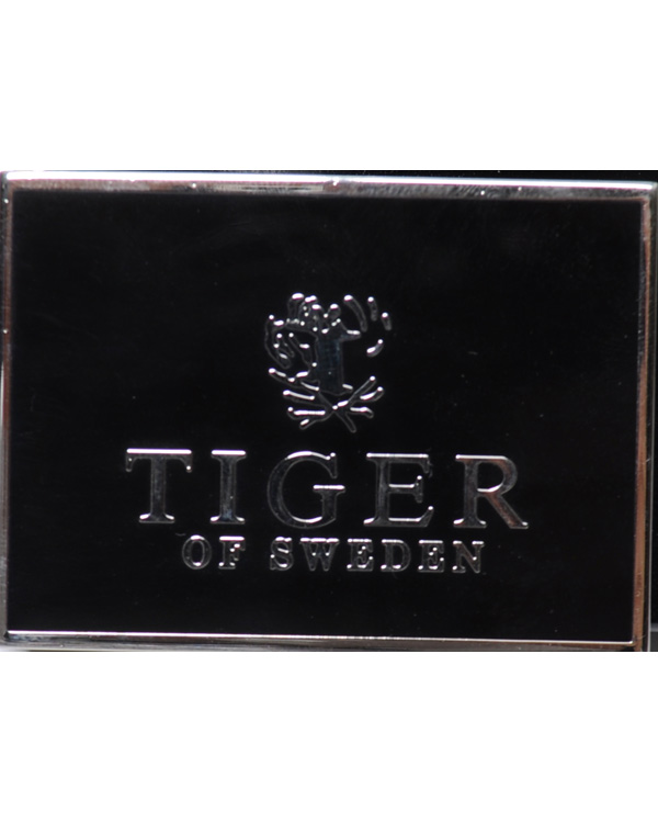 Homme | Tiger of Sweden Leather Logo Belt Black | Tiger of Sweden | Leather Logo Belt Black