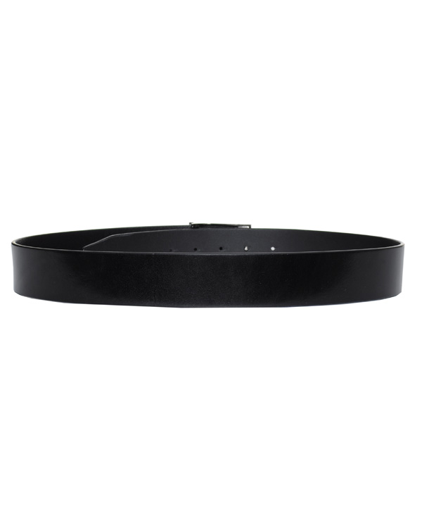 Homme | Tiger of Sweden Leather Logo Belt Black | Tiger of Sweden | Leather Logo Belt Black