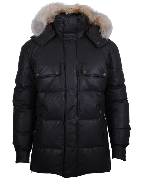 Homme | Manteaux Et Vestes | Belstaff | Aviator Cricket Down Jacket Black/Brown
