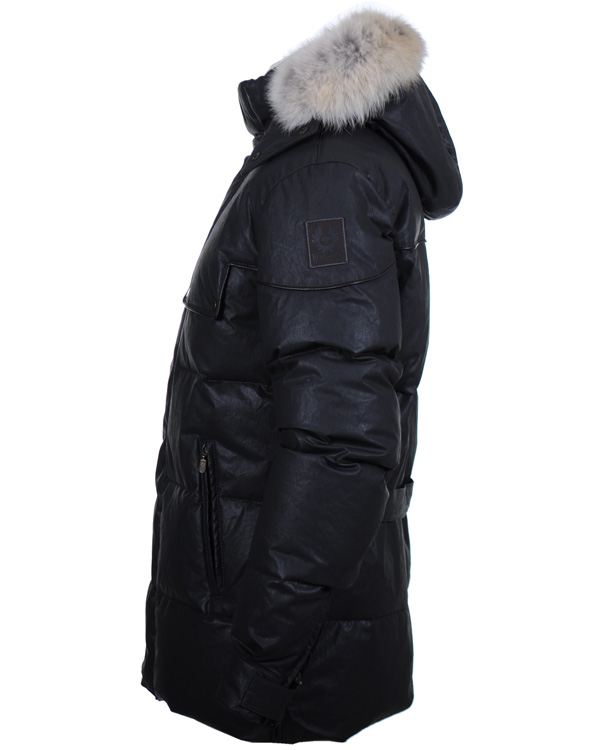 Homme | Manteaux Et Vestes | Belstaff | Aviator Cricket Down Jacket Black/Brown