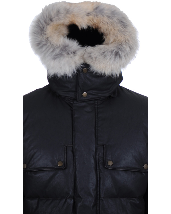 Homme | Manteaux Et Vestes | Belstaff | Aviator Cricket Down Jacket Black/Brown