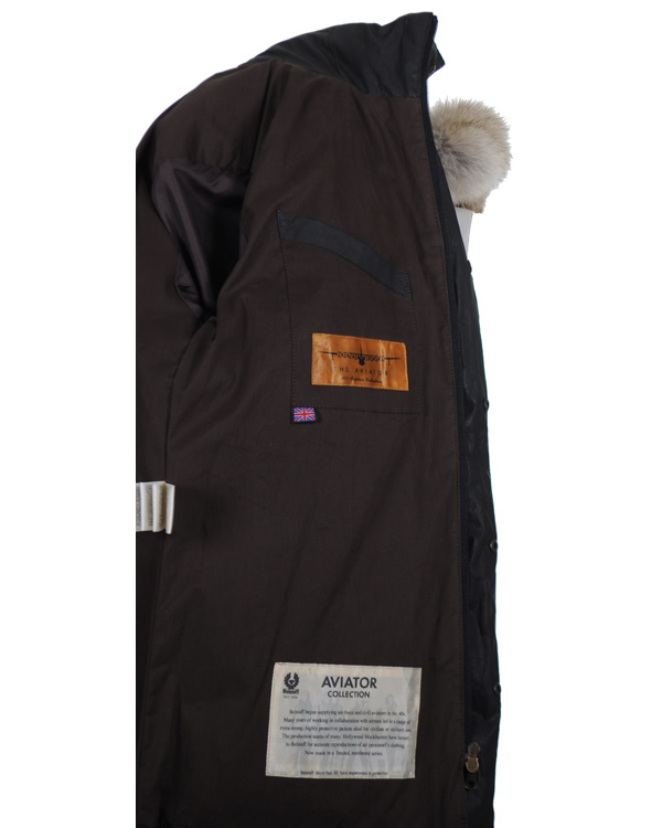 Homme | Manteaux Et Vestes | Belstaff | Aviator Cricket Down Jacket Black/Brown