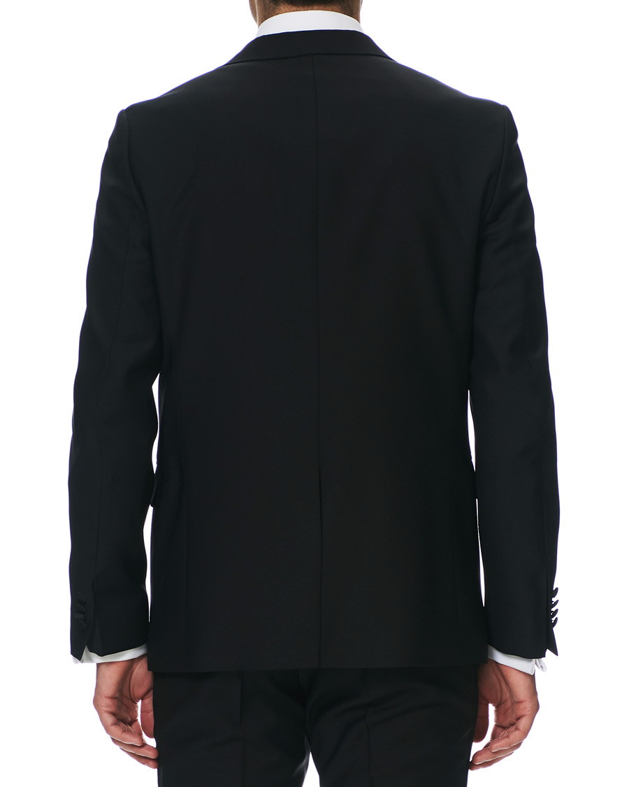 Homme | Blazers | Oscar Jacobson | Frampton Tuxedo Jacket Black