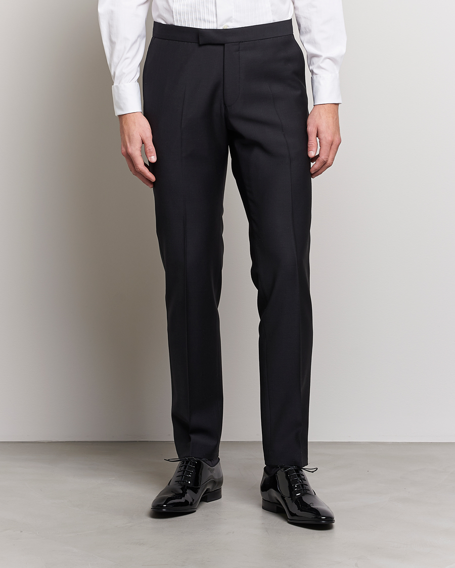 Homme | Pantalons | Oscar Jacobson | Devon Tuxedo Trousers Black