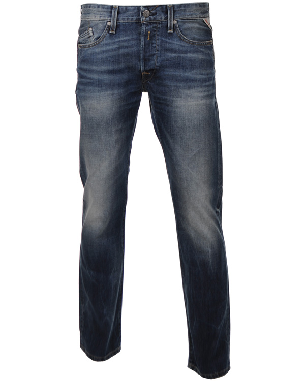 Homme | Pantalons | Replay | Waitom M983 Jeans Flat Finish Denim