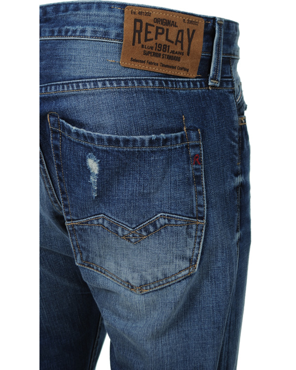 Homme | Pantalons | Replay | Waitom M983 Jeans Flat Finish Denim