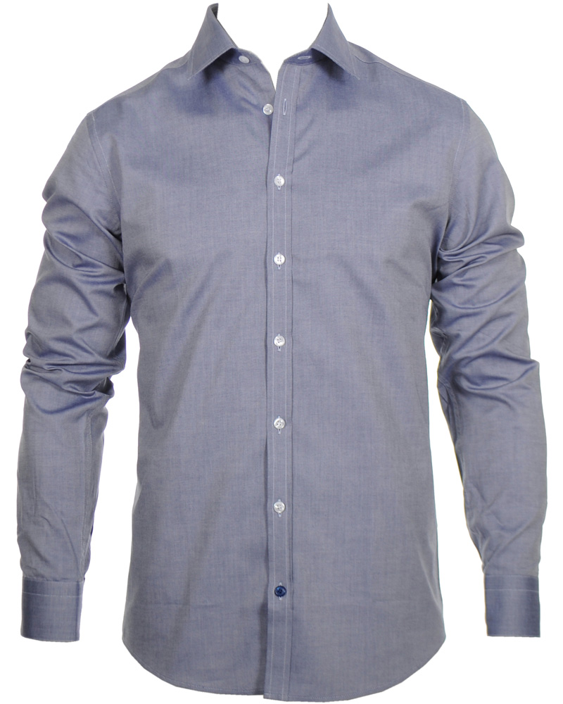 Homme | Chemises | Tiger of Sweden | Pelle Shirt Grey Blue