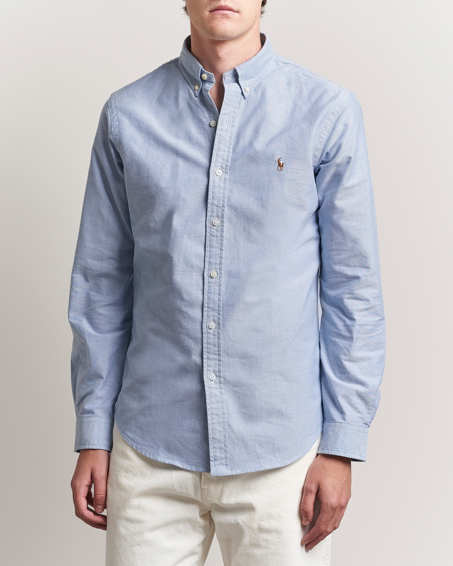 Homme | Chemises | Polo Ralph Lauren | Slim Fit Shirt Oxford Blue