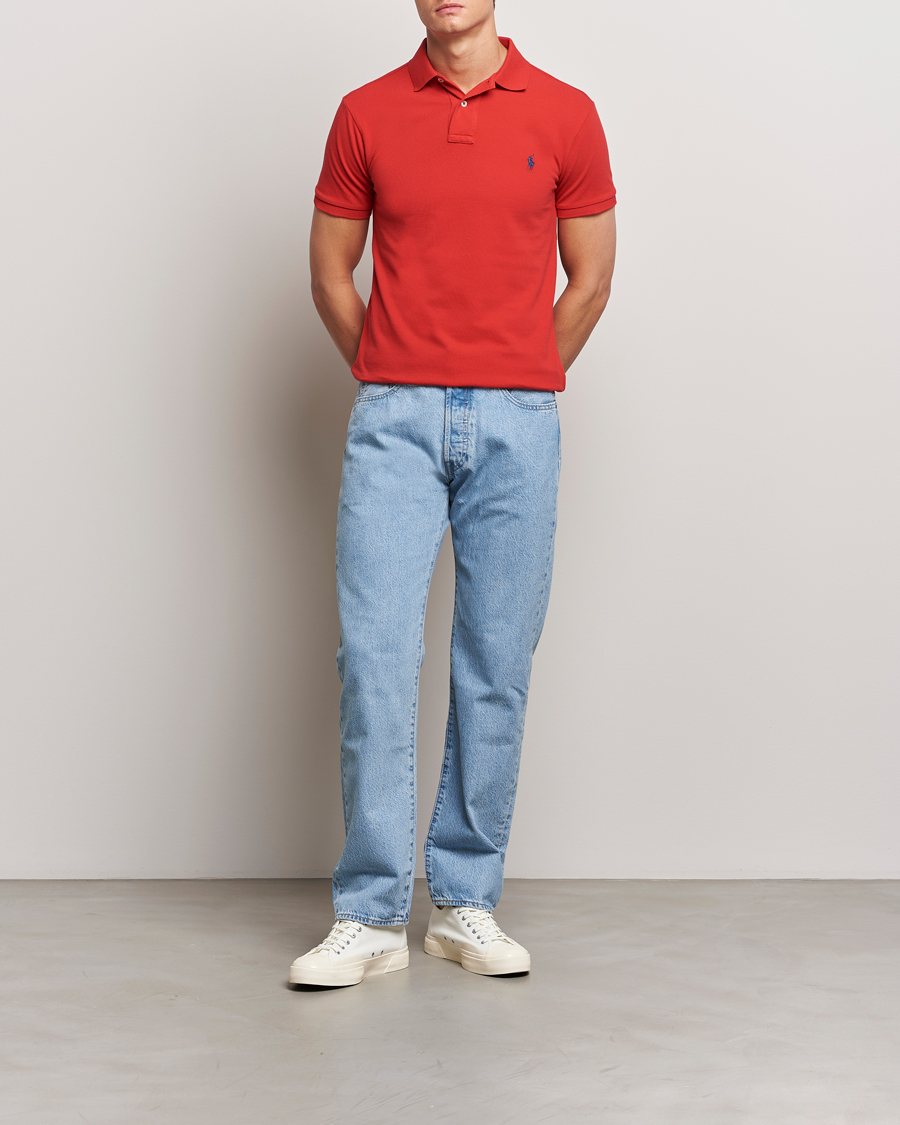 Homme | Polos | Polo Ralph Lauren | Slim Fit Polo Red