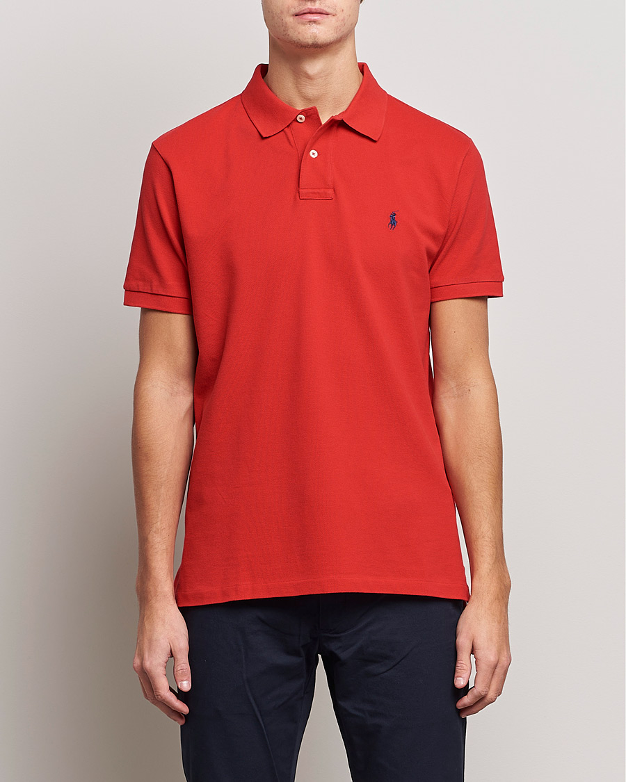 Homme | Polos À Manches Courtes | Polo Ralph Lauren | Slim Fit Polo Red