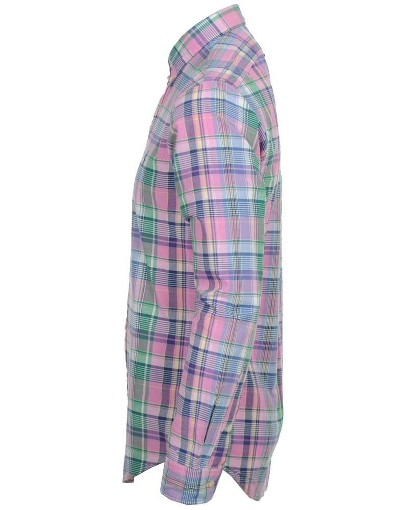 Homme | Chemises | Polo Ralph Lauren | Slim Fit Shirt Check Pink/Blue