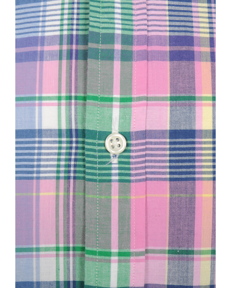 Homme | Chemises | Polo Ralph Lauren | Slim Fit Shirt Check Pink/Blue