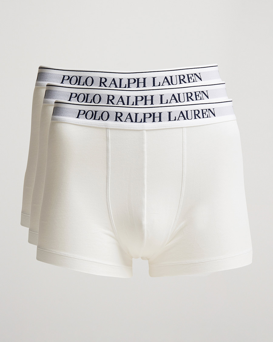 Homme | Sous-Vêtements Et Chaussettes | Polo Ralph Lauren | 3-Pack Trunk White
