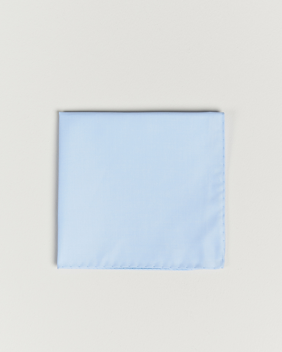 Homme | Pochettes De Costume | Stenströms | Handkerchief Cotton Blue