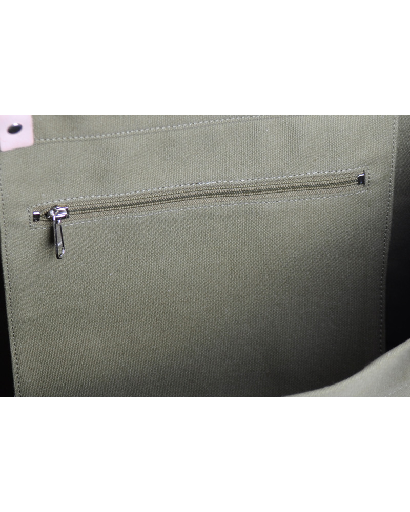 Homme | Sandqvist Gudrun Tygkasse Canvas Grön | Sandqvist | Gudrun Tygkasse Canvas Grön