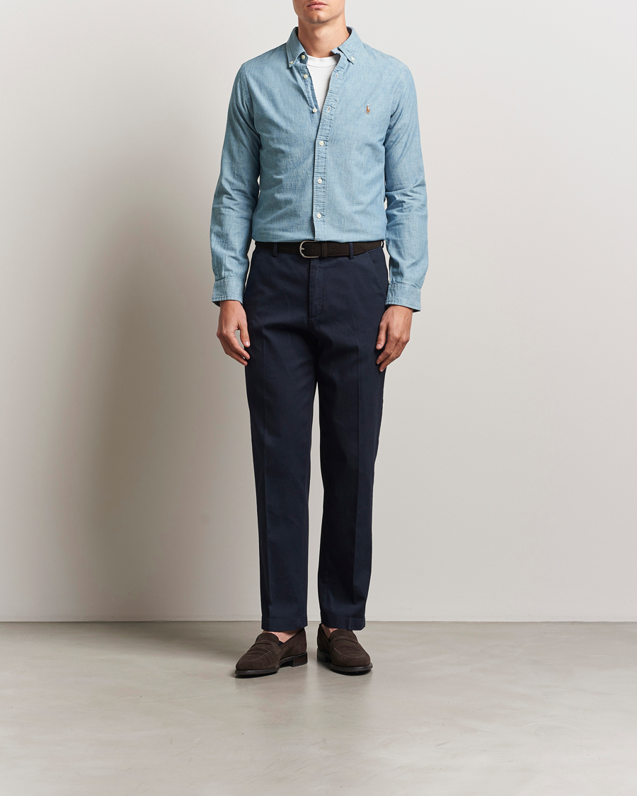 Homme | Chemises | Polo Ralph Lauren | Slim Fit Chambray Shirt Washed