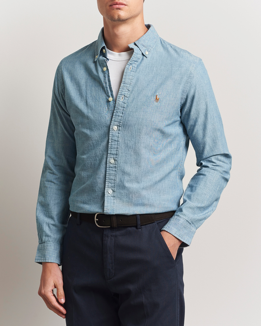 Homme | Chemises | Polo Ralph Lauren | Slim Fit Chambray Shirt Washed