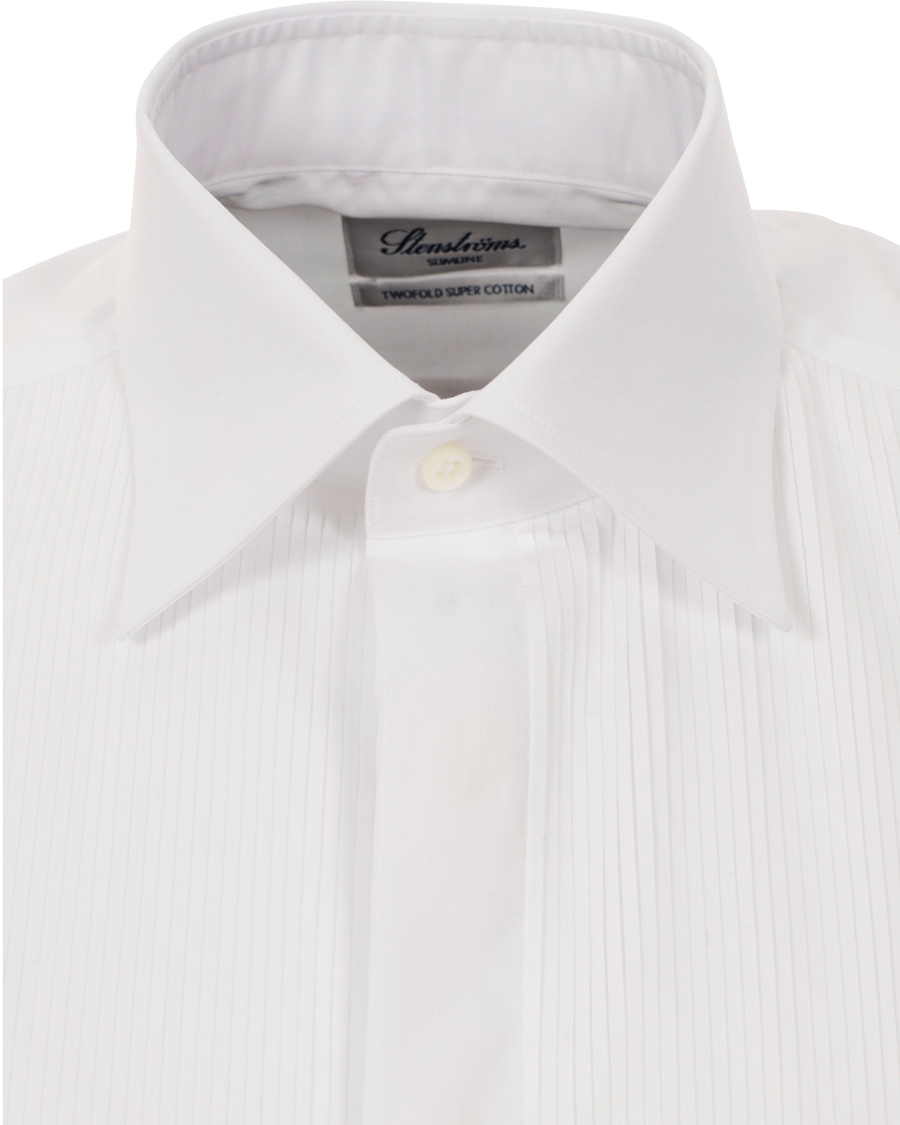 Homme | Chemises | Stenströms | Slimline Tuxedo Shirt White 43 - XL