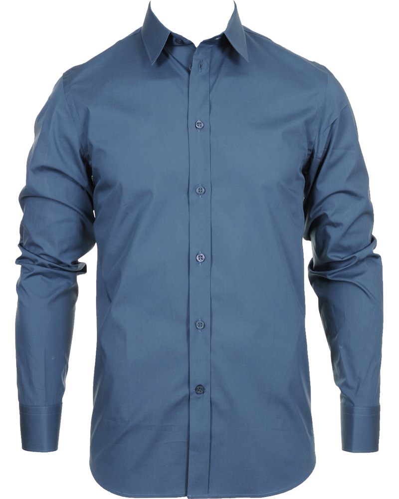 Homme | Chemises | Filippa K | Paul Stretch Shirt Petrol