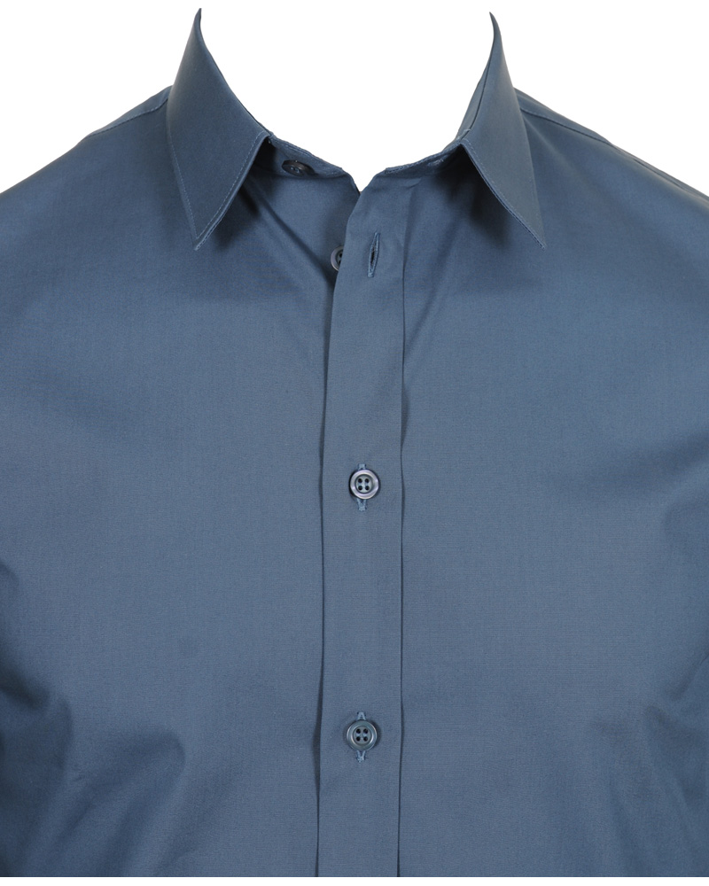 Homme | Chemises | Filippa K | Paul Stretch Shirt Petrol