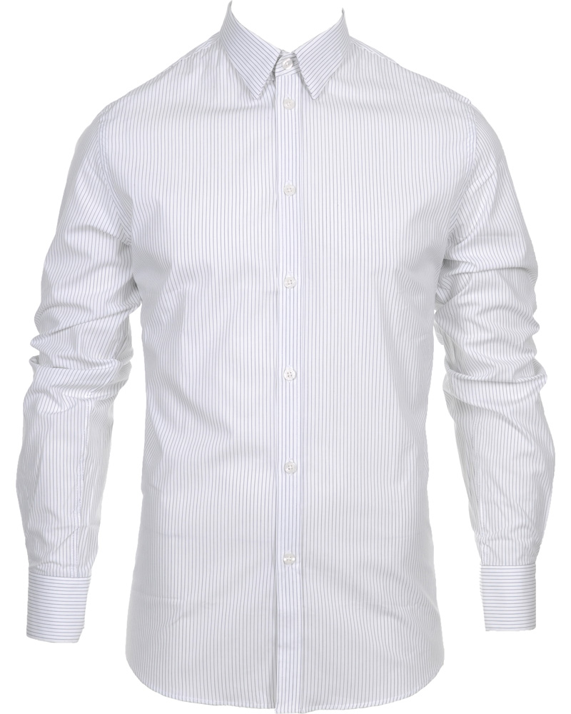 Homme | Chemises | Filippa K | Paul Stretch Shirt White/Navy