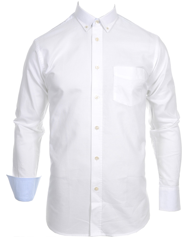 Homme | Chemises | Henri-Lloyd | Henri Lloyd Oxford Fitted Shirt Optical White