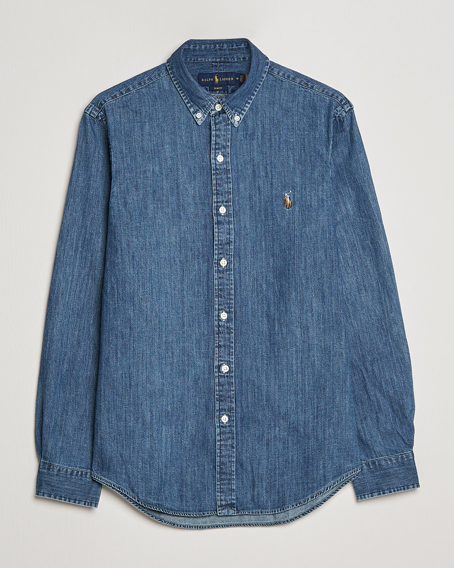 Homme | Chemises | Polo Ralph Lauren | Slim Fit Shirt Denim Dark Wash