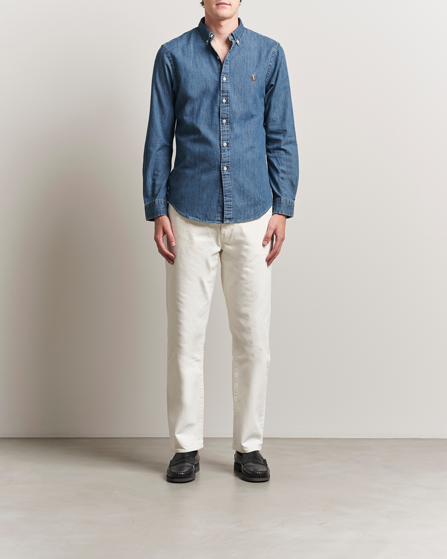 Homme | Chemises | Polo Ralph Lauren | Slim Fit Shirt Denim Dark Wash