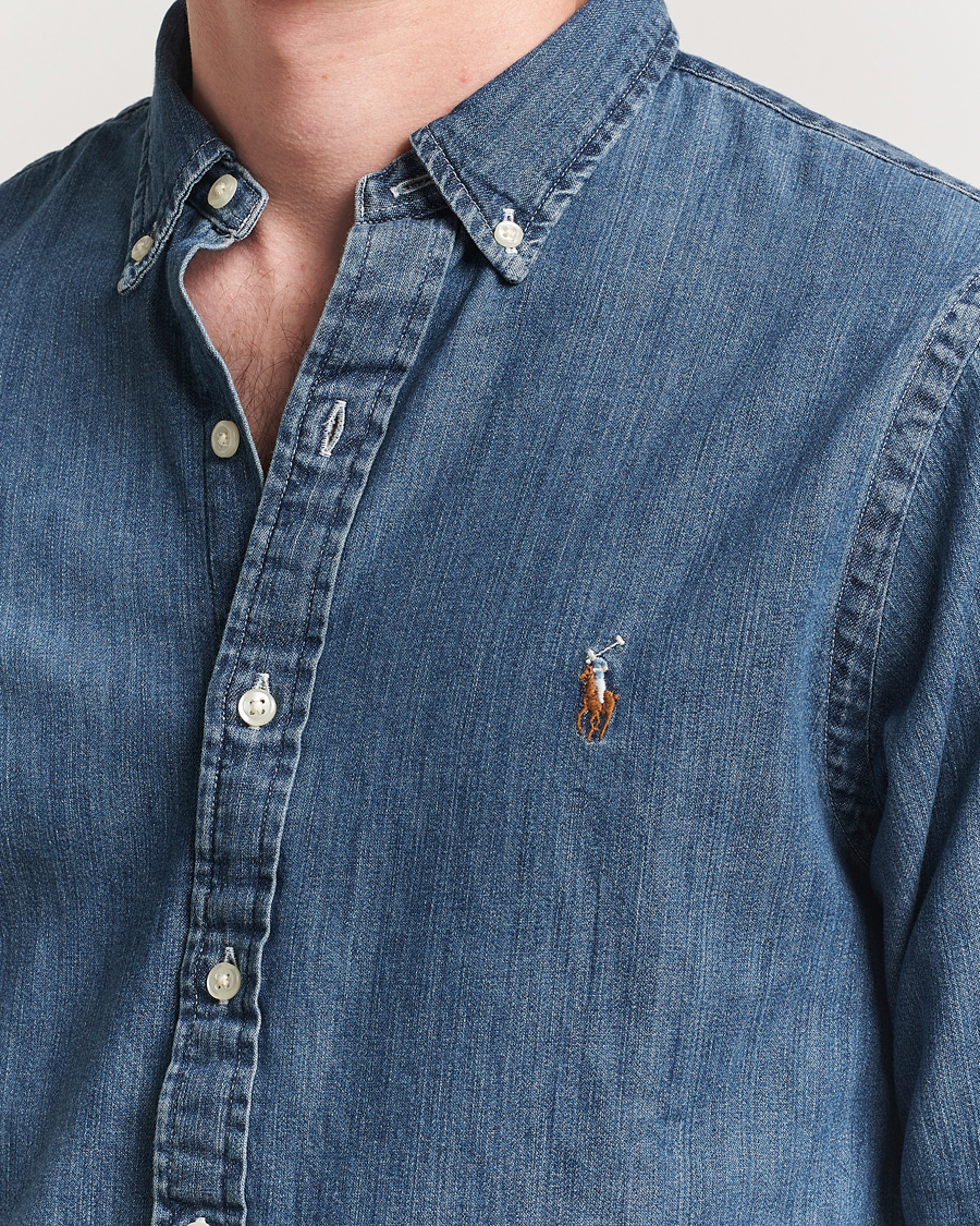 Homme | Chemises | Polo Ralph Lauren | Slim Fit Shirt Denim Dark Wash