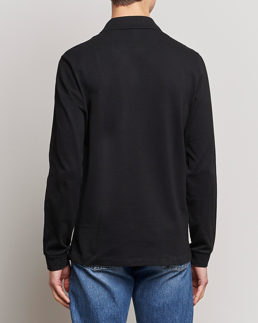 Homme | Polos | Lacoste | Original Long Sleeve Polo Piké Black
