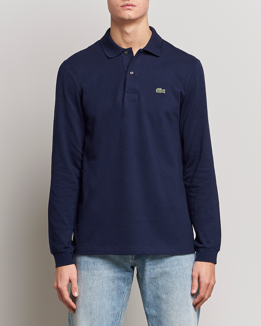 Homme | Lacoste | Lacoste | Long Sleeve Piké Navy