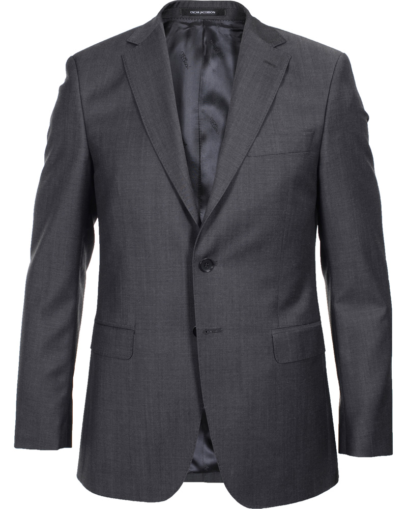 Homme | Blazers | Oscar Jacobson | Fuego Kavaj 100% Wool Grey 148
