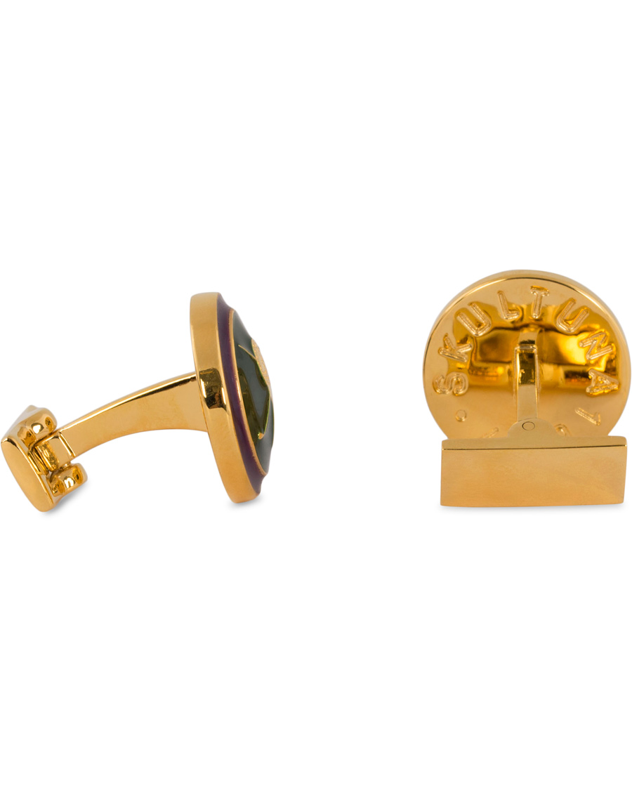 Homme | Skultuna Cuff Links Golf Gold/Green | Skultuna | Cuff Links Golf Gold/Green