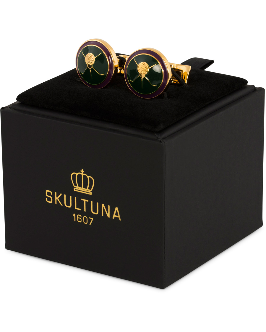 Homme | Skultuna Cuff Links Golf Gold/Green | Skultuna | Cuff Links Golf Gold/Green