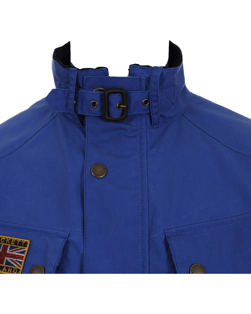 Homme | Manteaux Et Vestes | Hackett | Summer Rally Jacket Bright Blue